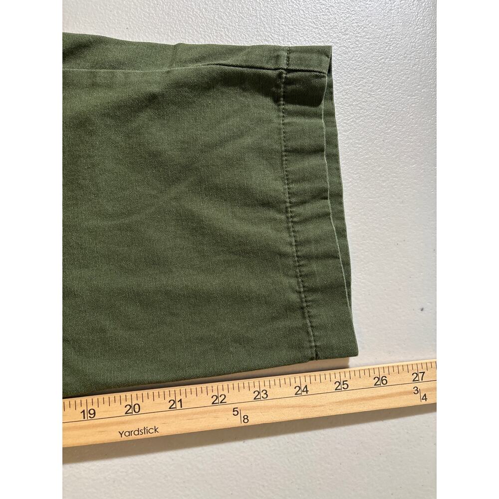 Aeropostale Army Green Cargo Pants Women's Large Elastic Waist‎ Straight Leg - Picture 7 of 11